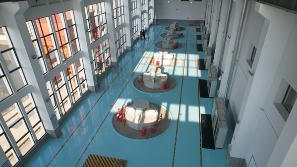 望江縣合成圩幸福河南站項目主泵房內電機正在運行。(四公司 趙鵬 ).jpg